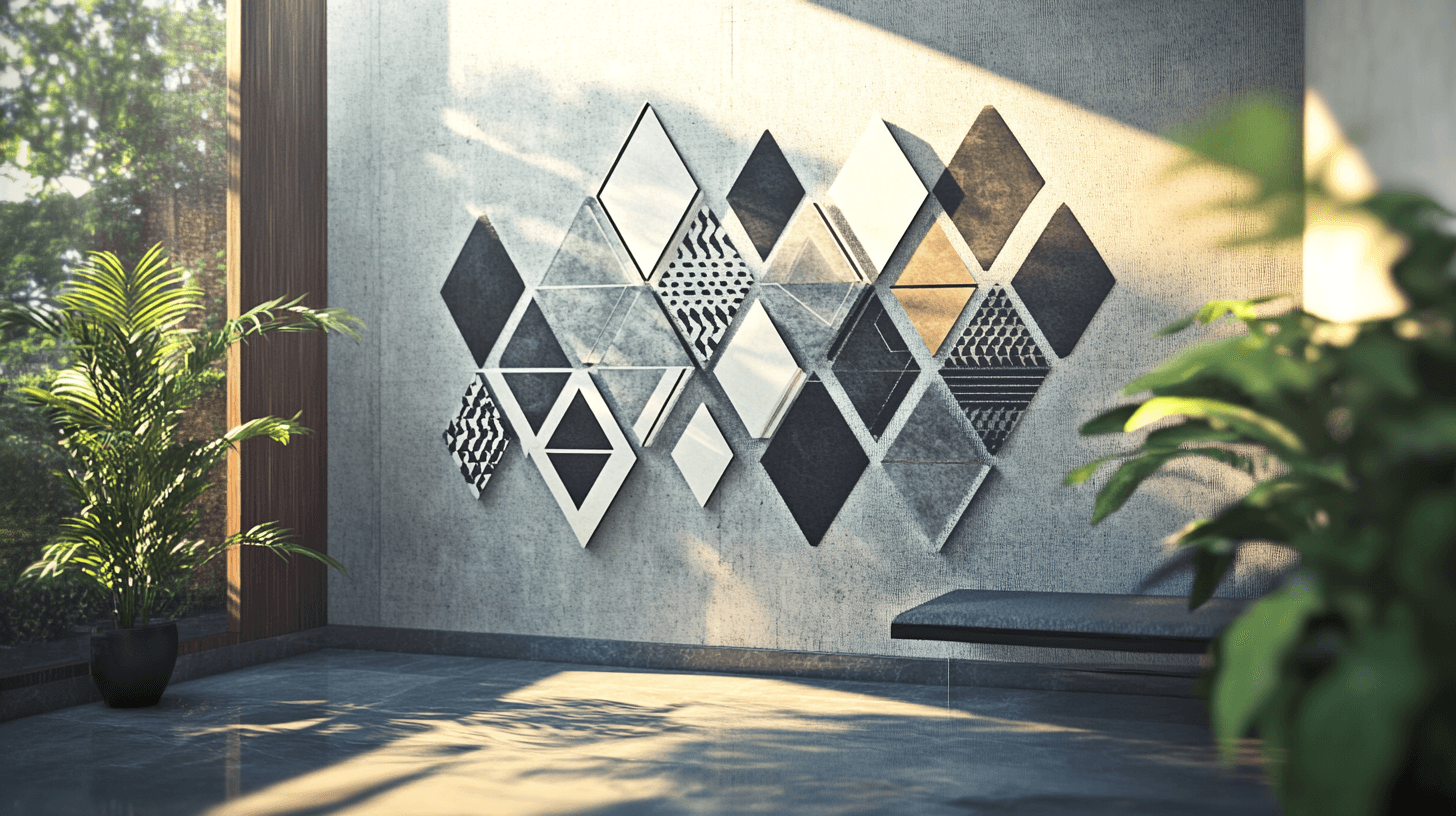 Décoration murale : Motifs géométriques pour des accents créatifs