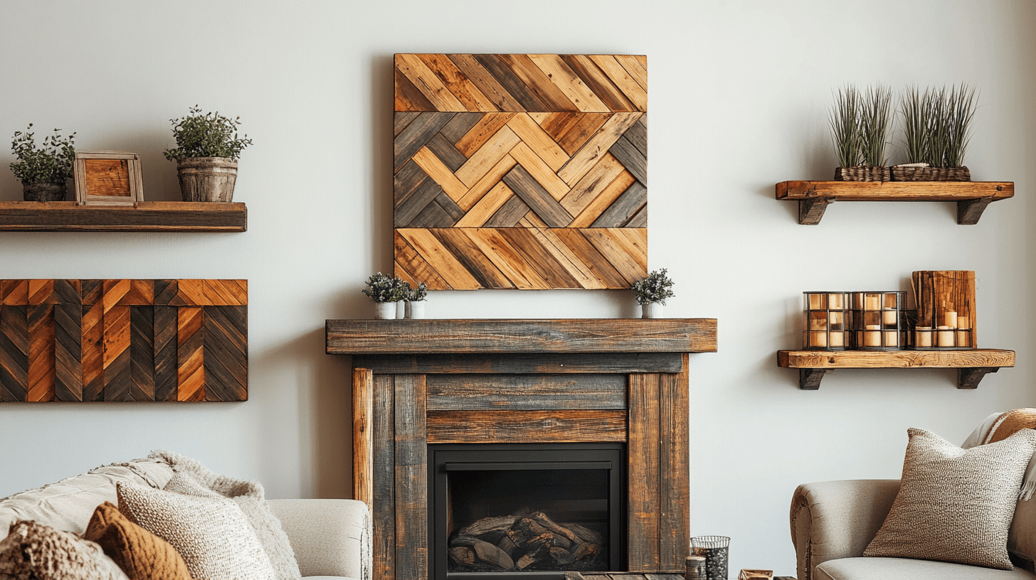 Ajouter des accents décoratifs avec des éléments en bois rustiques