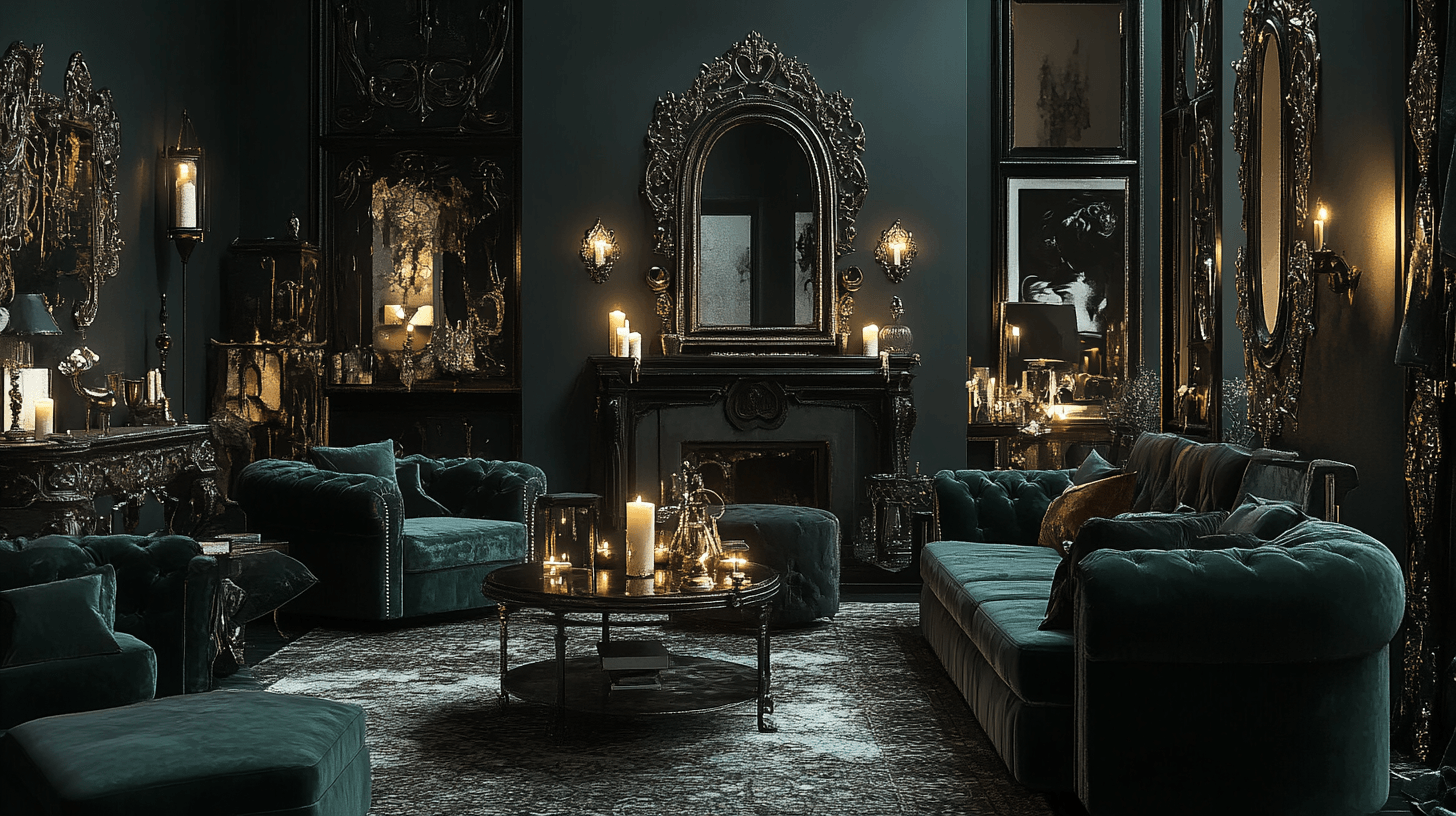 Gothic Chic : Accents sombres et détails luxueux