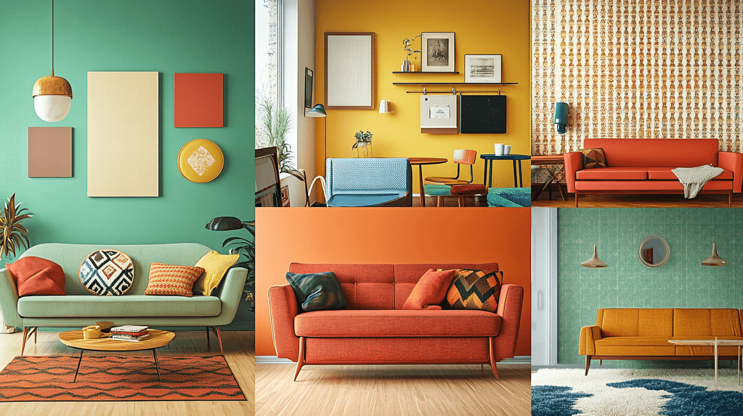 Styles de vie au design rétro des années 70