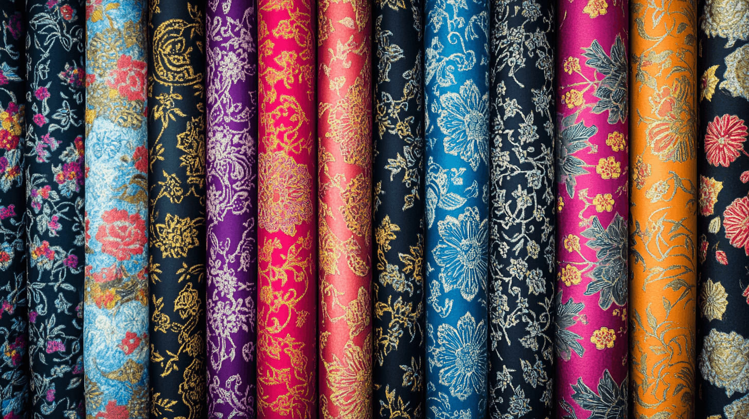Couleurs et motifs de style oriental