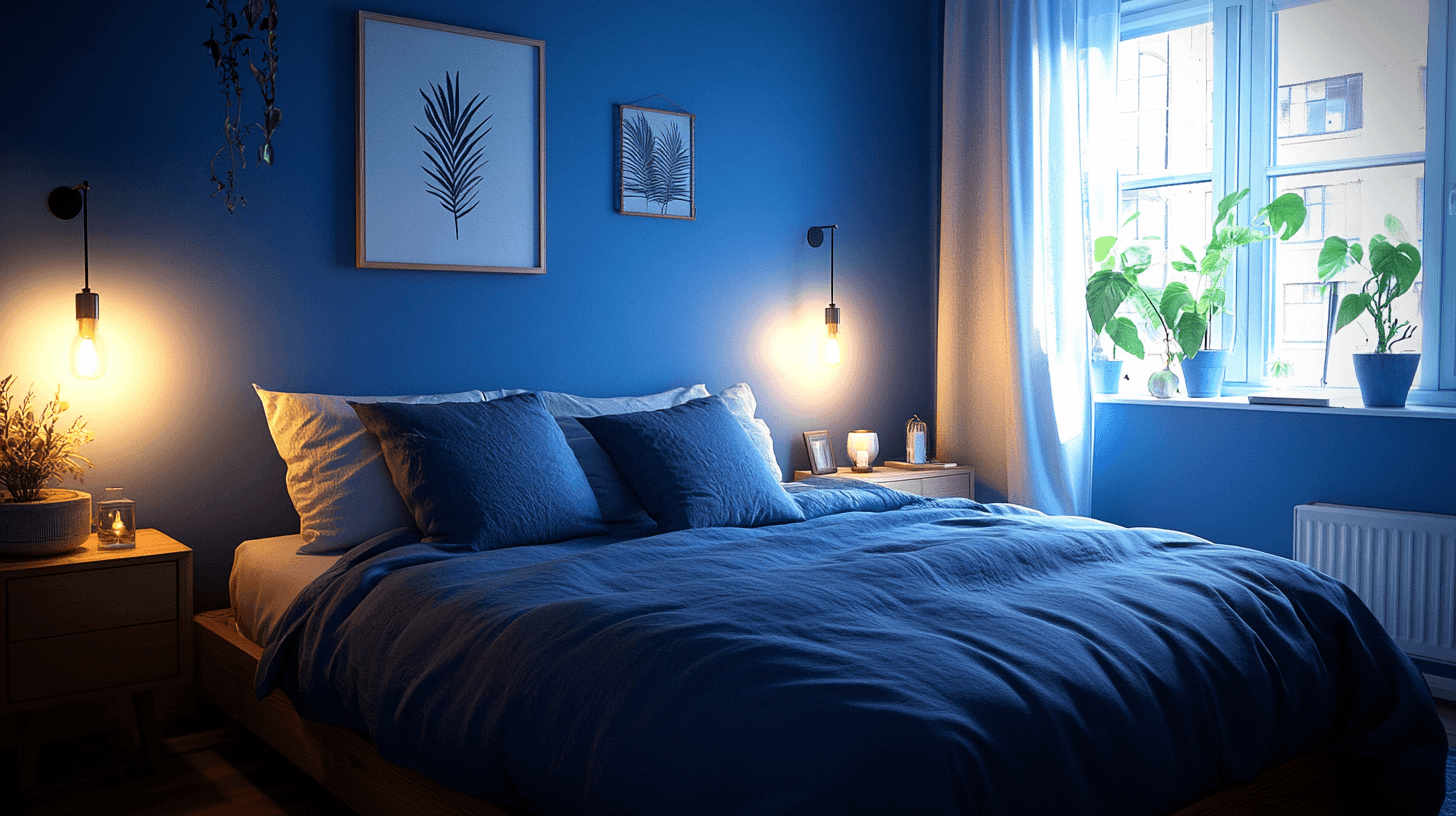 L'effet apaisant du bleu dans la chambre