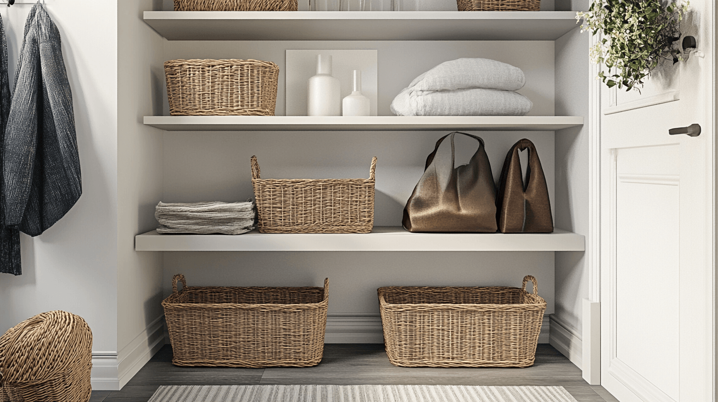 Solutions de rangement pour une entrée bien rangée