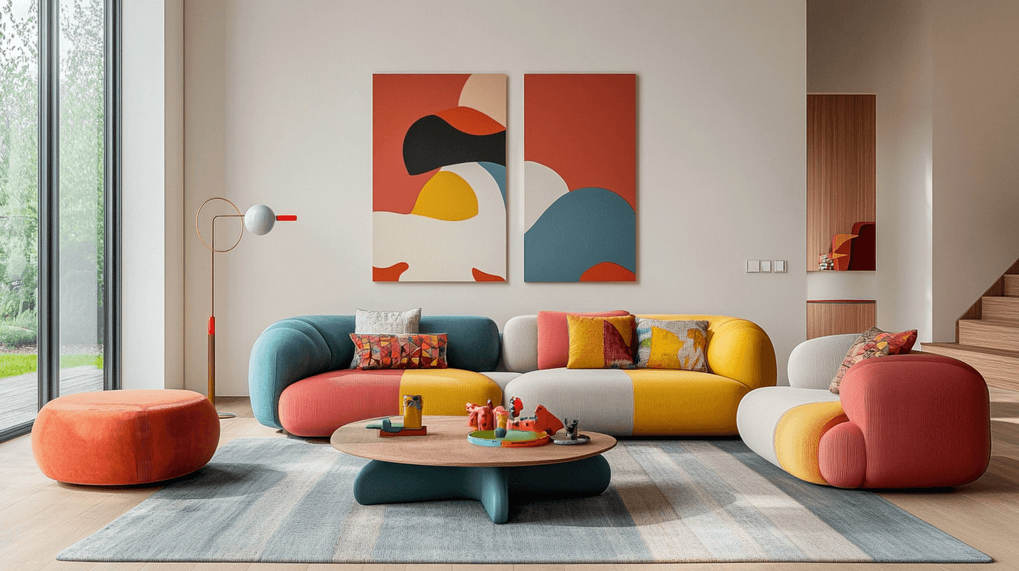 Design postmoderne : Ironie et espièglerie dans l'espace