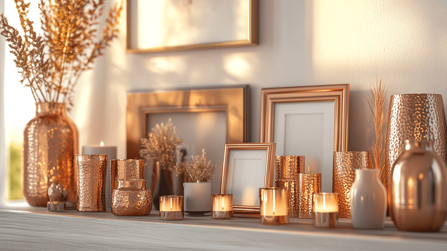 Décoration avec du cuivre : Accents métalliques pour le salon