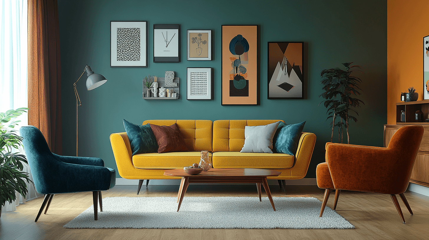 Conception des couleurs : La bonne palette pour un charme rétro