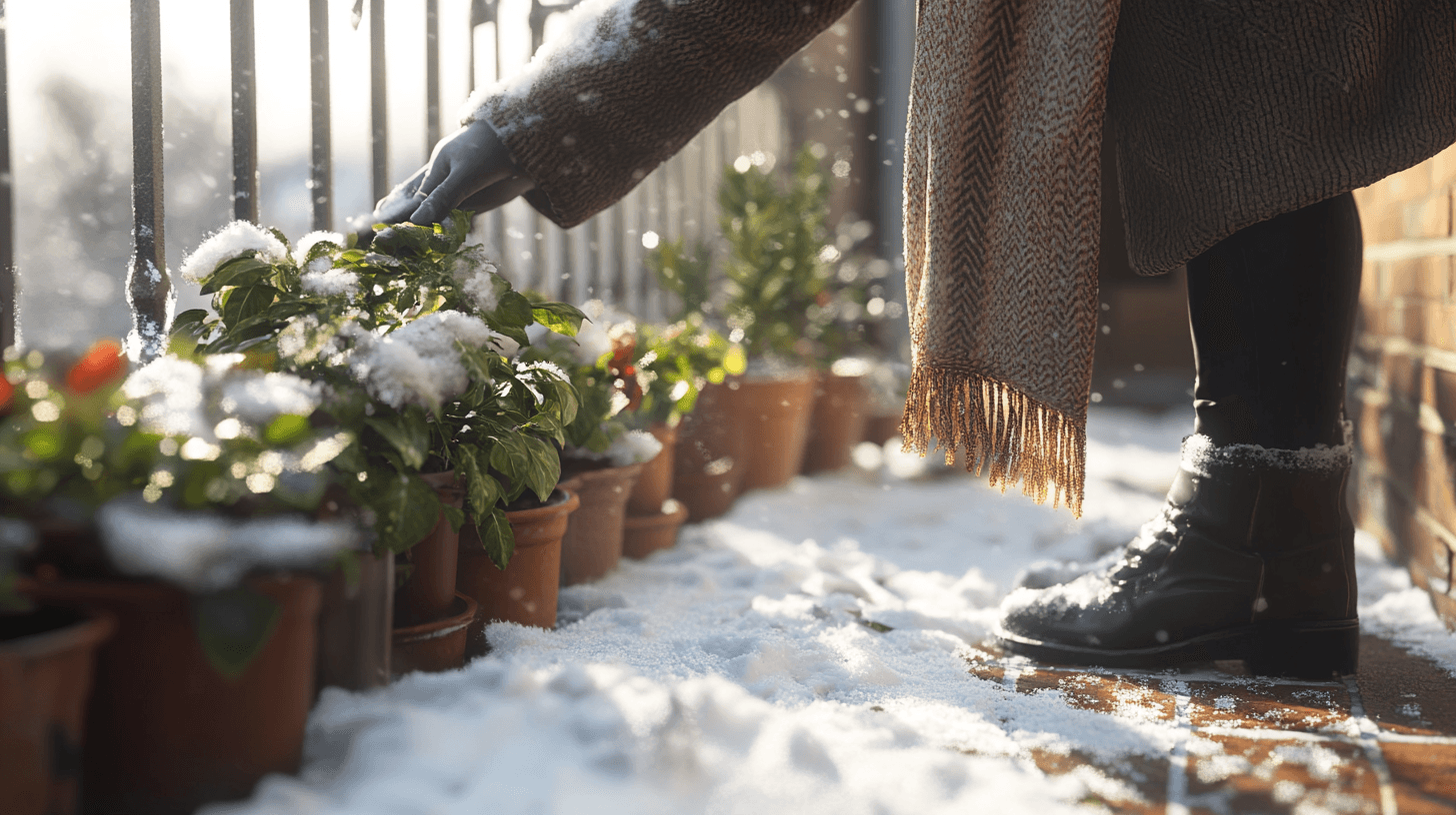Entretien et protection des plantes de balcon en hiver