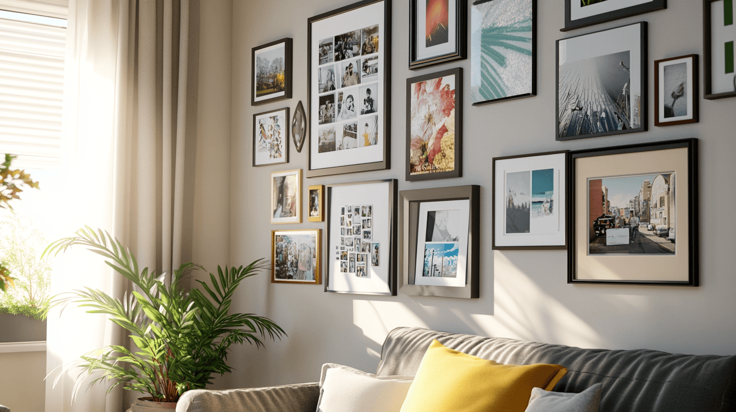 Créer des murs de photos : mettre en scène des souvenirs avec style