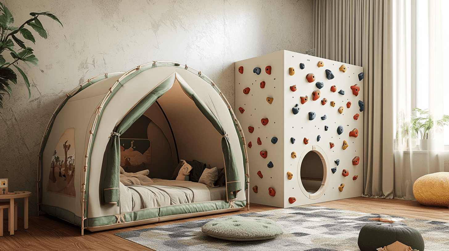 Meubles aventureux pour la chambre d'enfant
