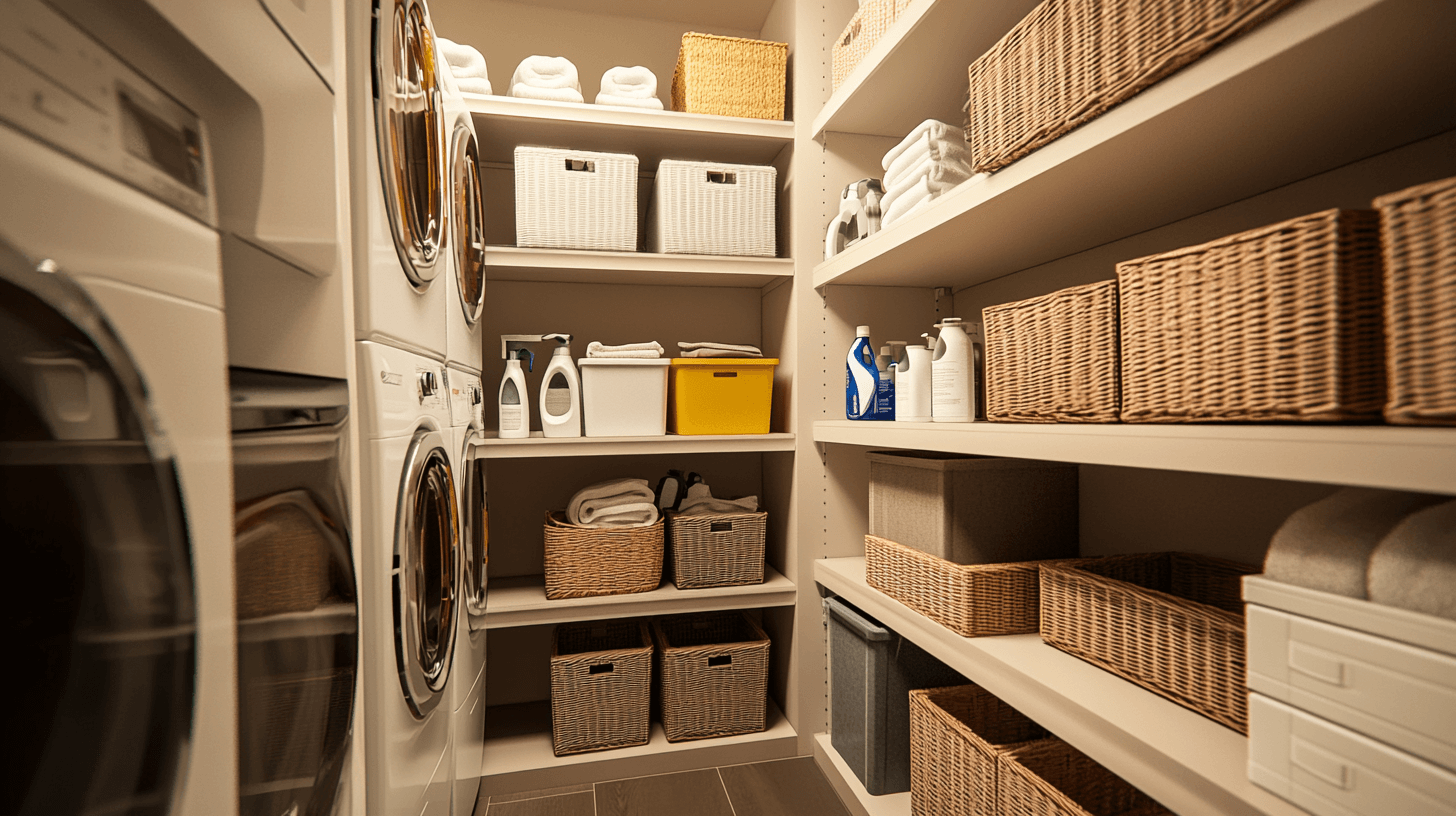 Rangement astucieux pour la buanderie