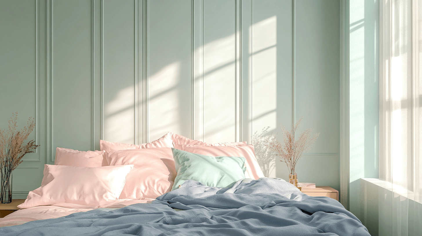 Les meilleures combinaisons de couleurs pastel pour votre chambre