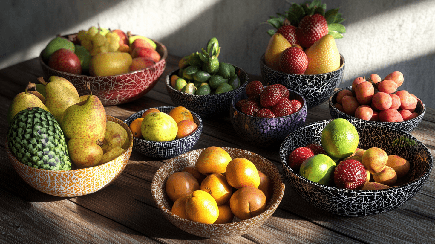 Coupes à fruits décoratives : fonctionnalité rencontre design