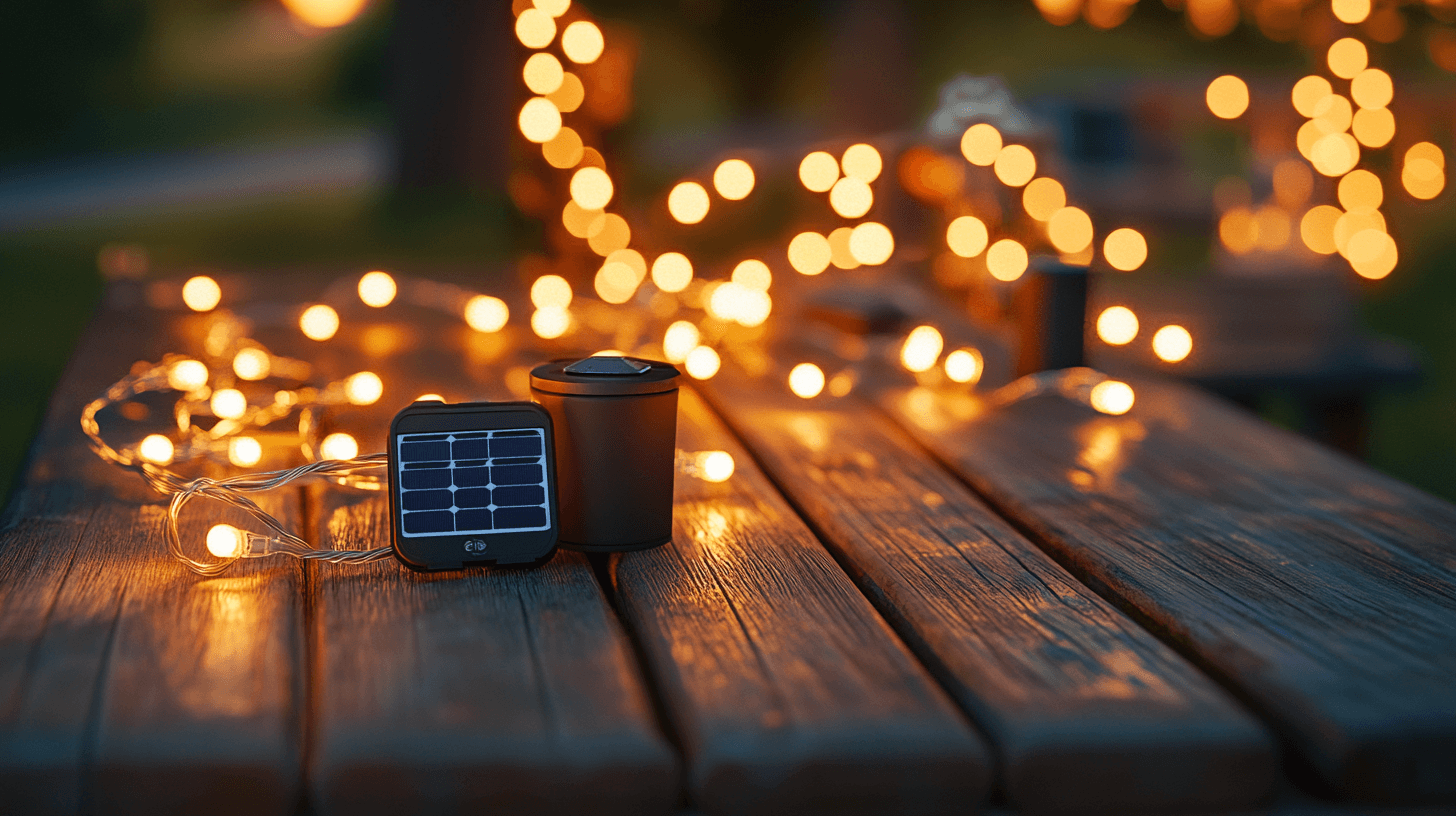 Différents types de guirlandes lumineuses pour l'extérieur
