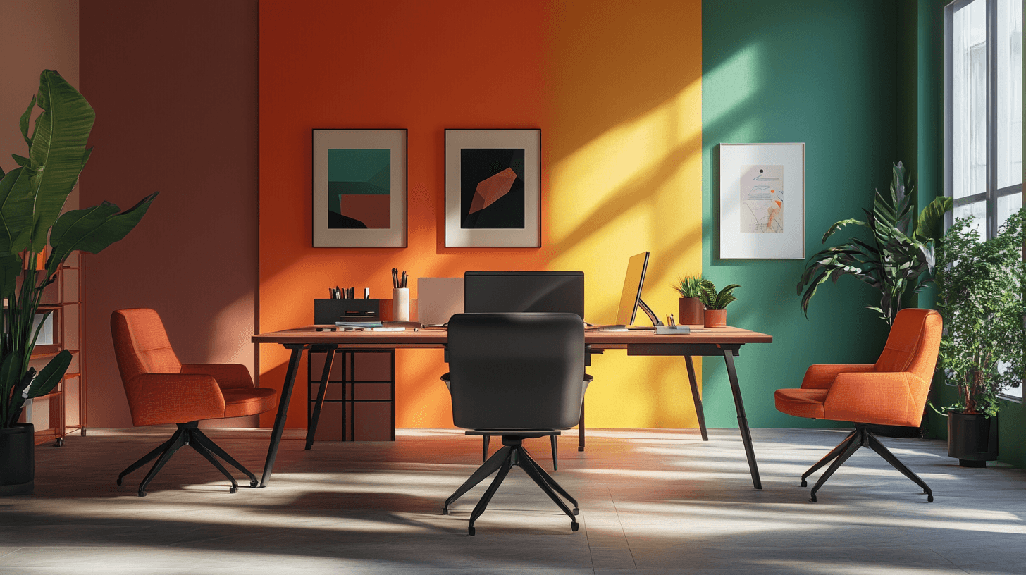 L'effet des couleurs sur l'atmosphère de travail