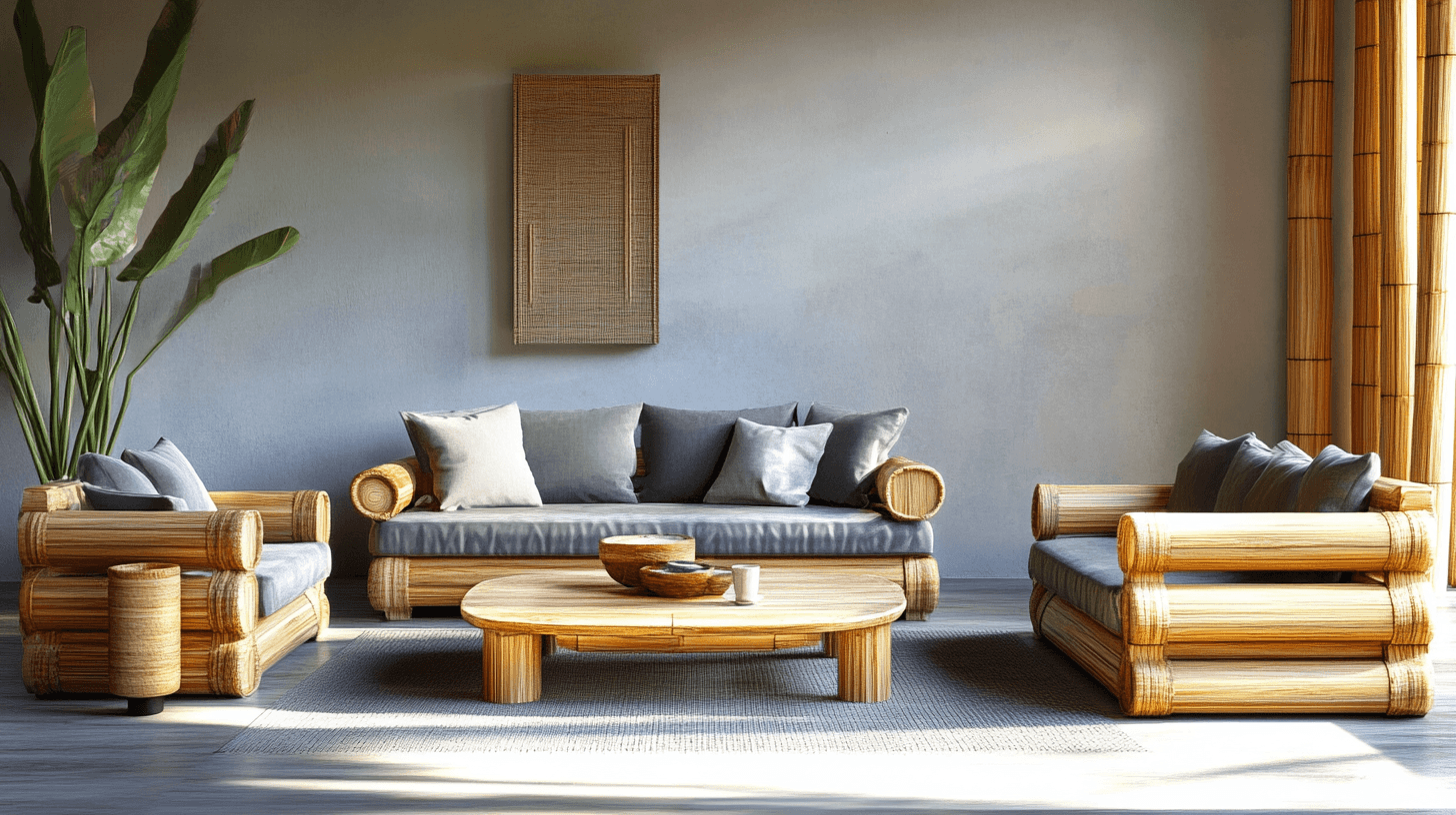 Le bambou comme matériau durable : meubles et décoration