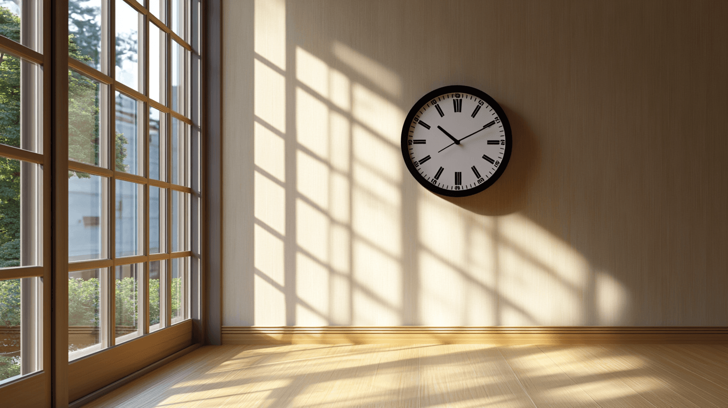 Différents styles d'horloges murales