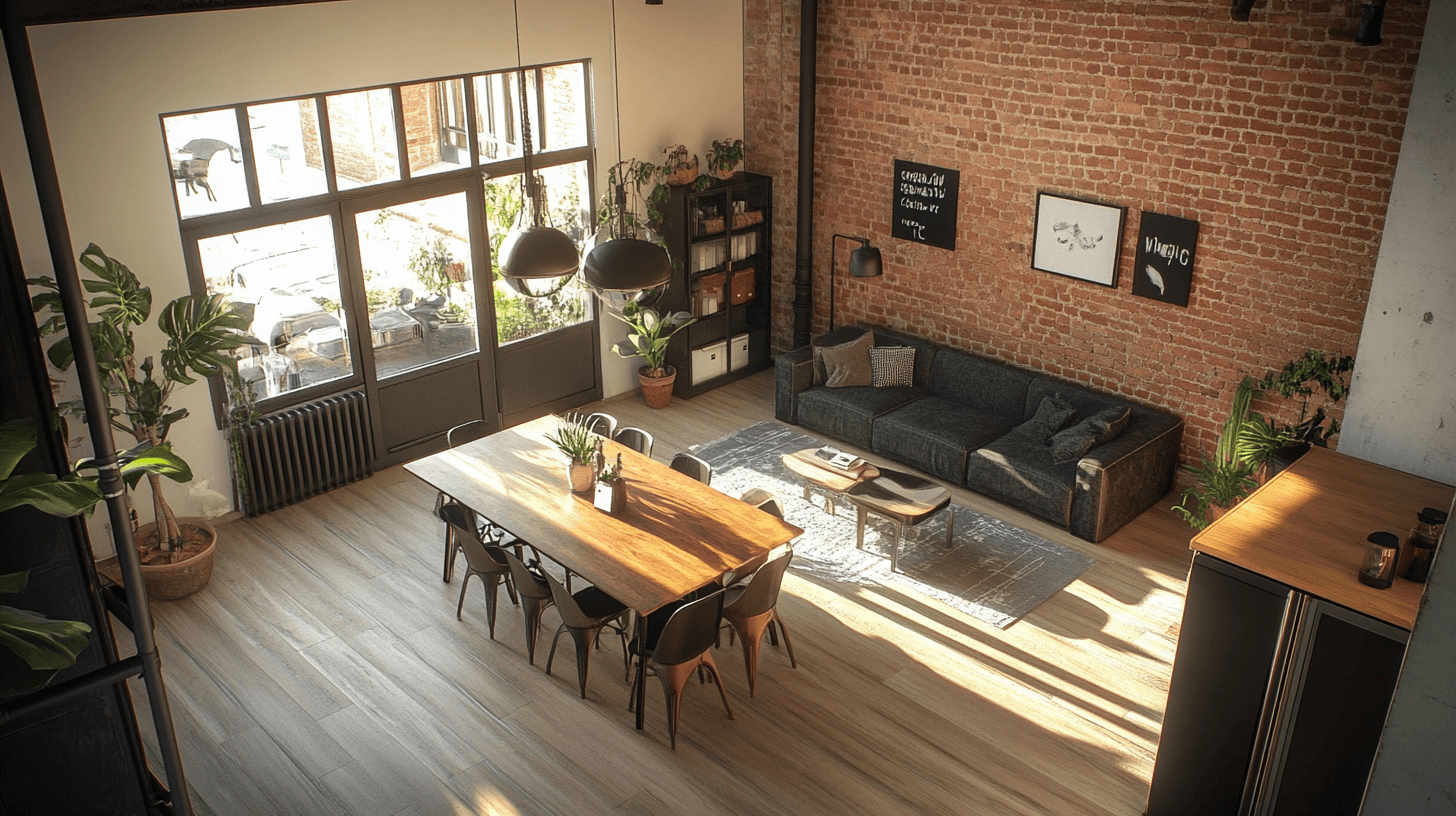 Vivre à l'air libre : Aménagement de l'espace dans le style loft