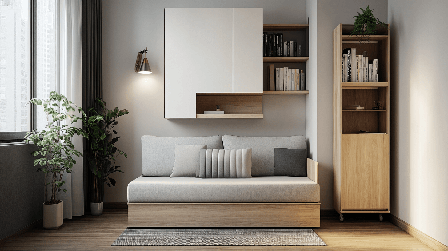 Meubles multifonctionnels pour petits espaces