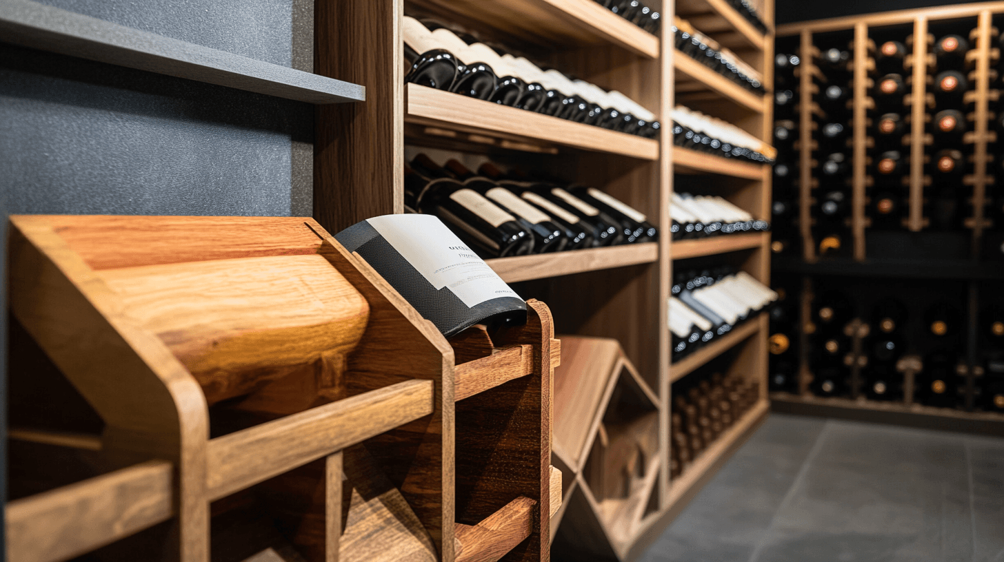 Les bonnes étagères pour votre cave à vin
