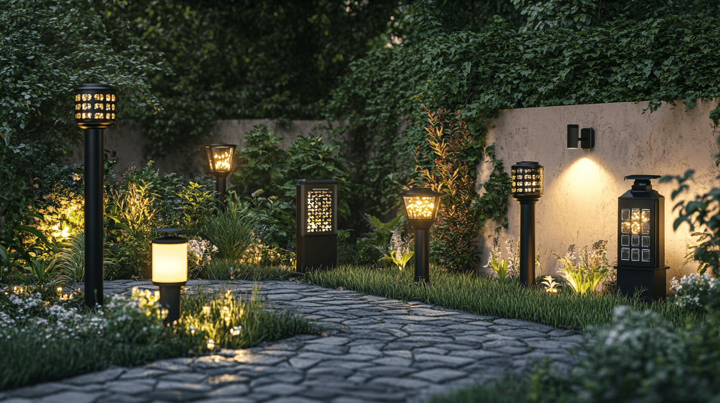 Différents types de lampes solaires