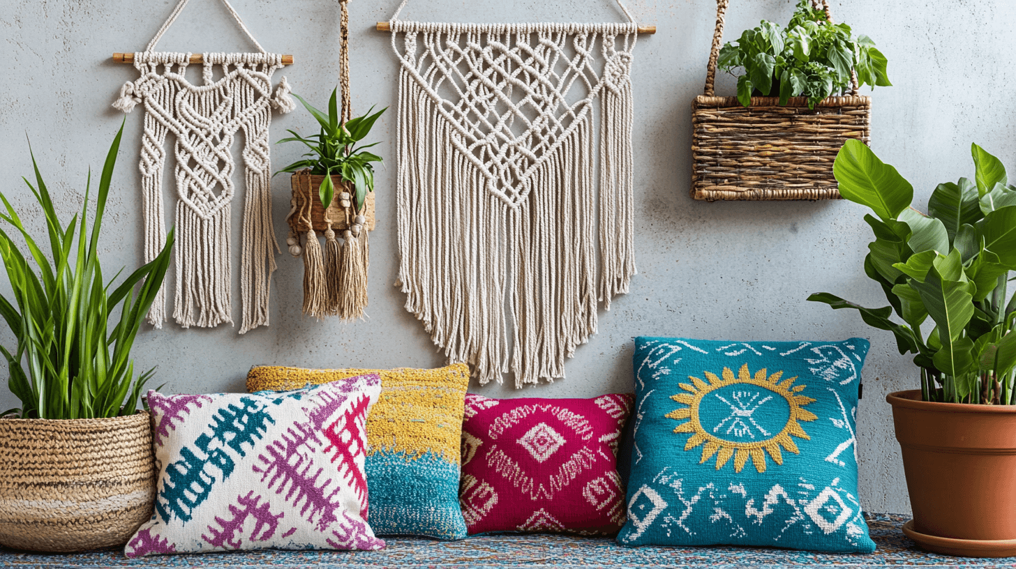 Décoration et accessoires pour le look Nomadic Boho