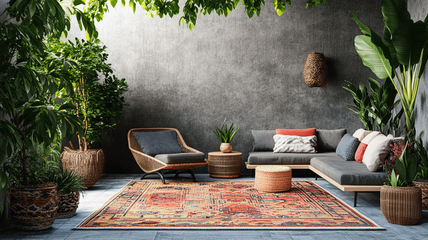 Tapis d'extérieur pour terrasse et balcon : confort et style