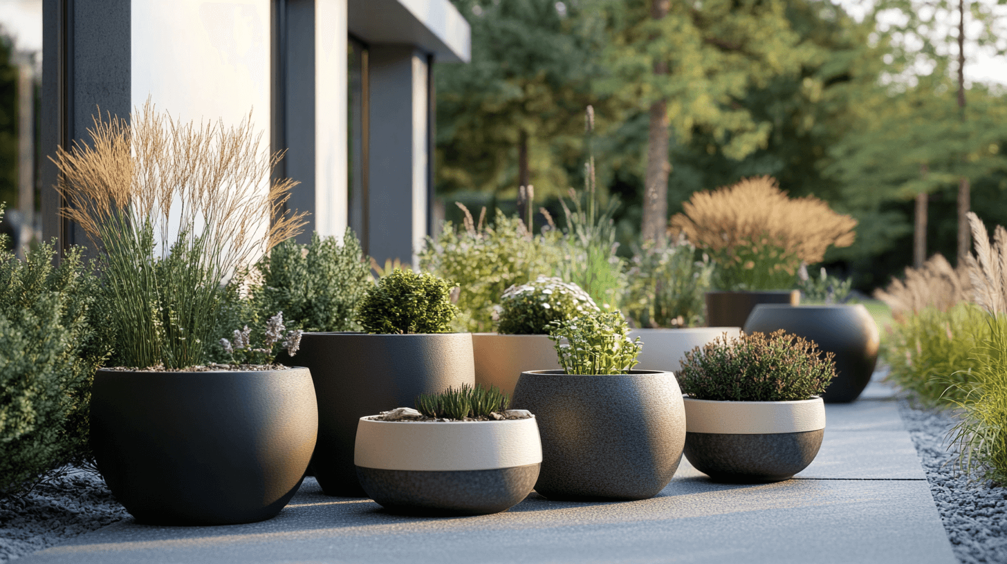 Pots de plantes pour l'extérieur : élégants et pratiques