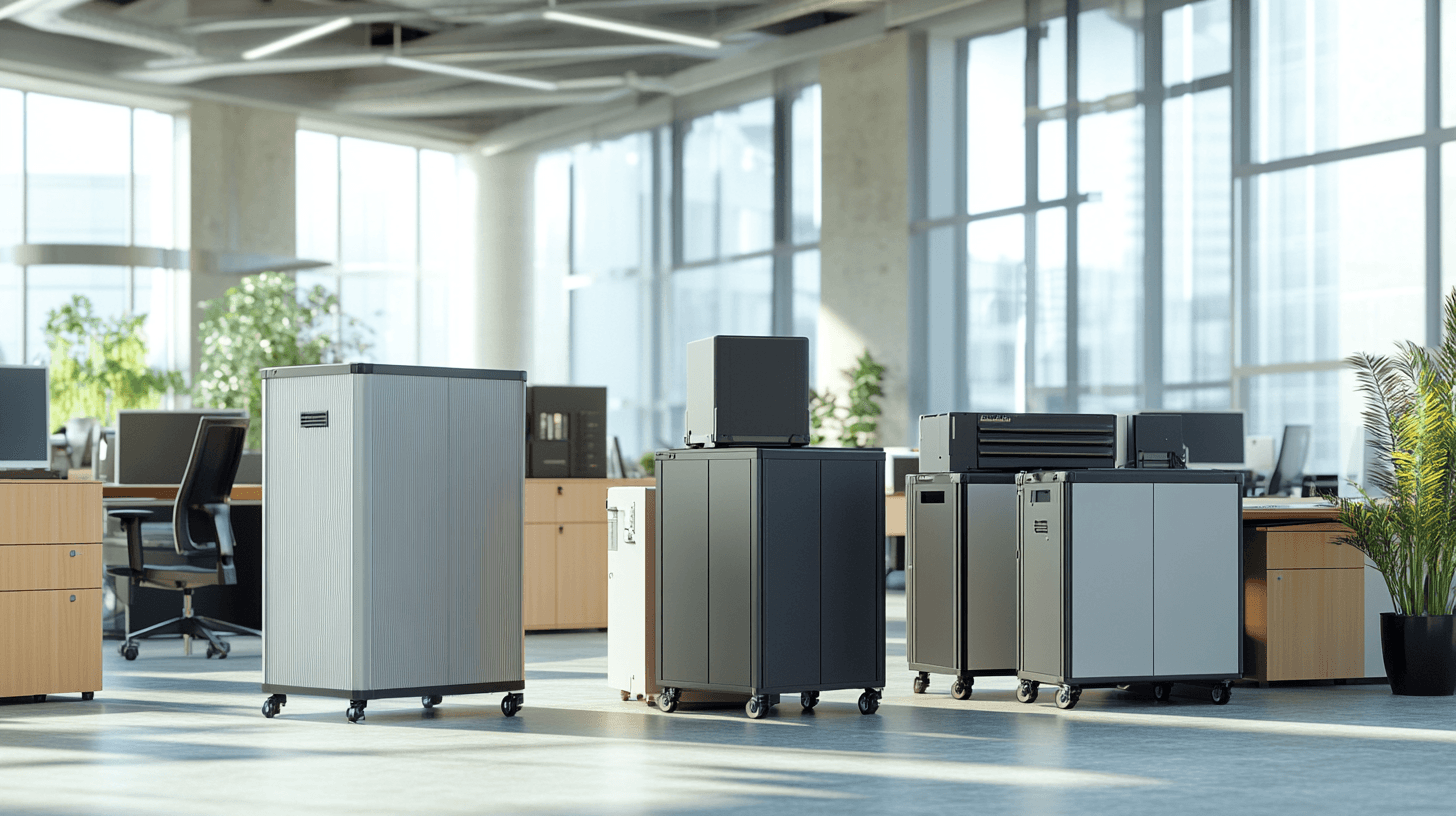 Matériaux et designs des Rollcontainer