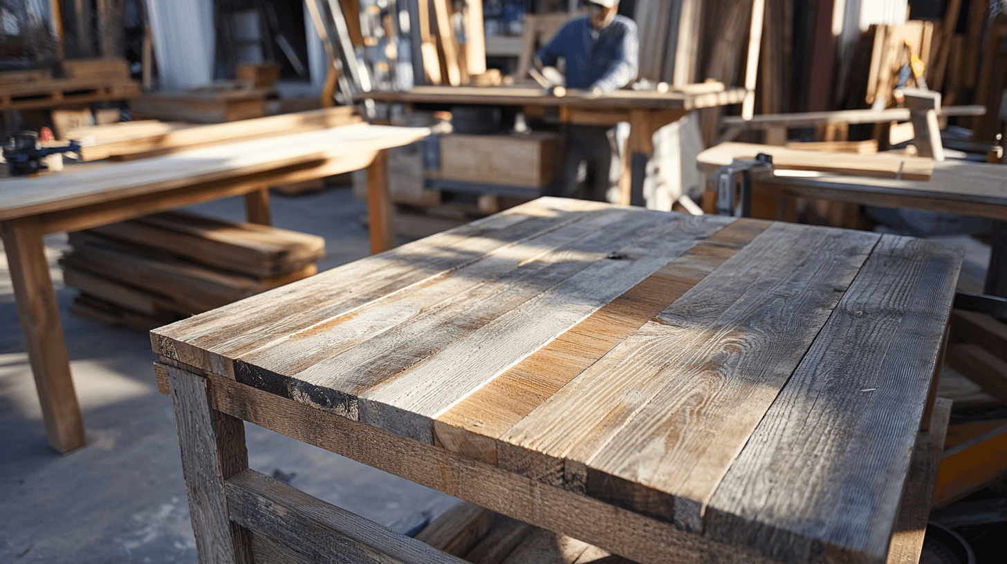 Comment les meubles en bois recyclé sont fabriqués