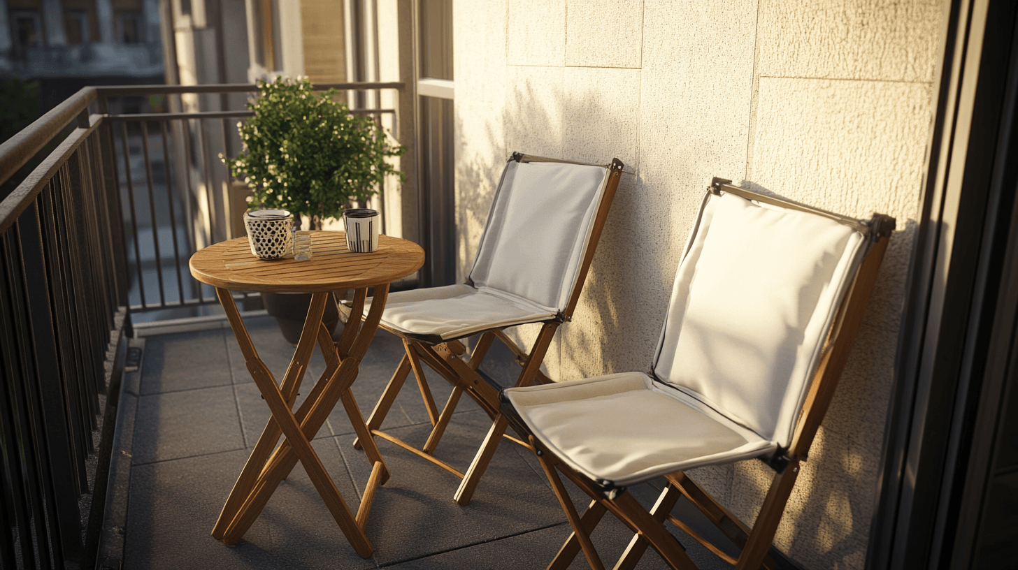 Meubles gain de place pour petits balcons