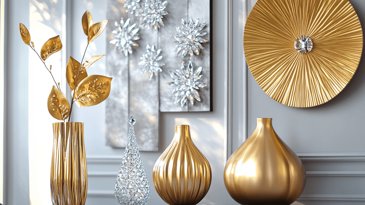 Accents décoratifs pour le glamour moderne