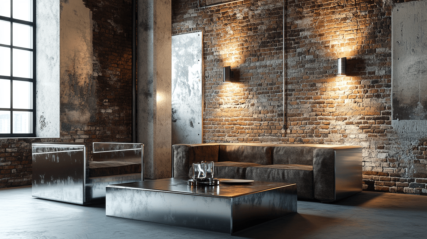Décorer avec du métal : industriel et moderne