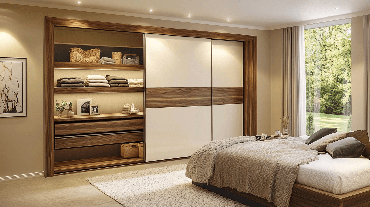 Avantages des armoires à portes coulissantes dans la chambre