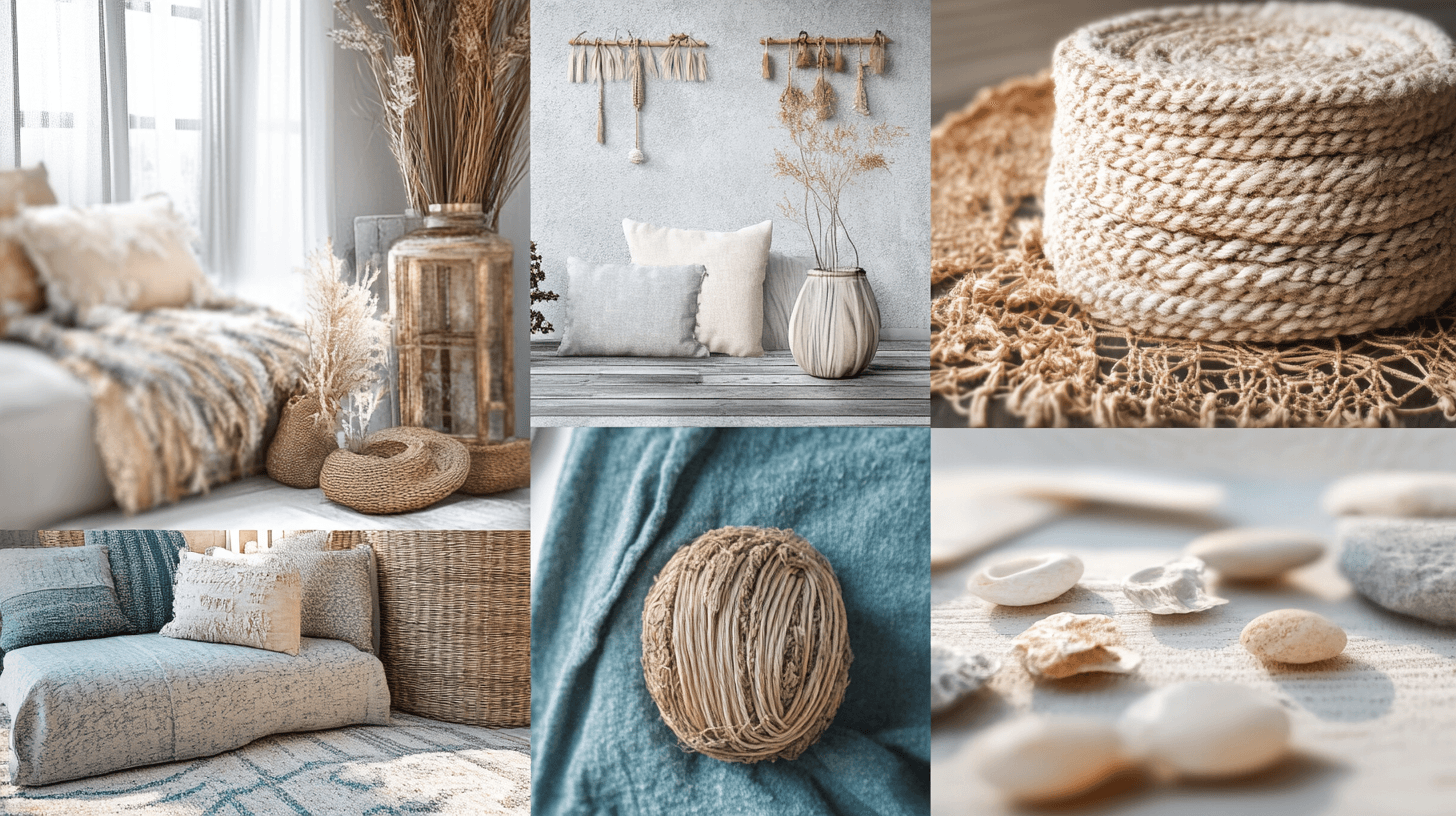 Décoration dans le style Scandi-Boho : utiliser habilement les textures et les couleurs