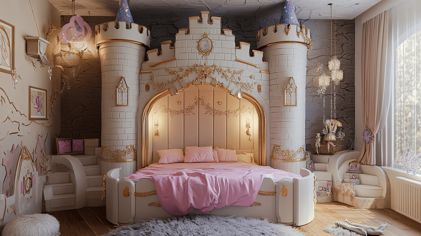 Lits à thème féeriques pour petits princes et princesses