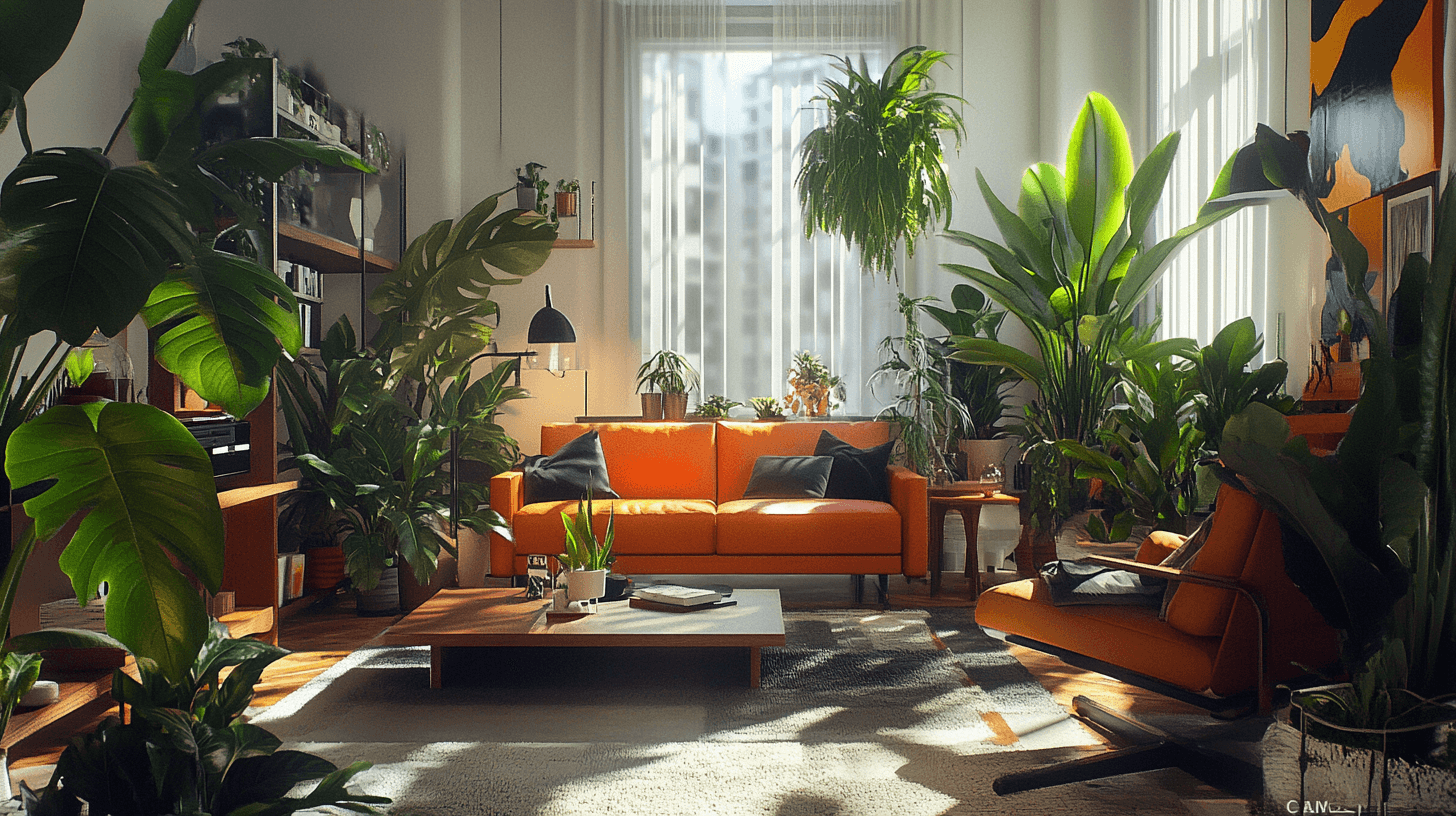 Plantes : Accents vivants dans l'appartement en ville