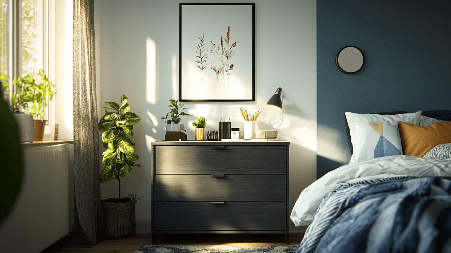 Armoires à tiroirs dans la chambre : la fonctionnalité rencontre le design