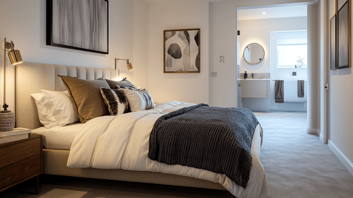 Chambre avec salle de bain en suite : luxe et confort parfaitement réunis