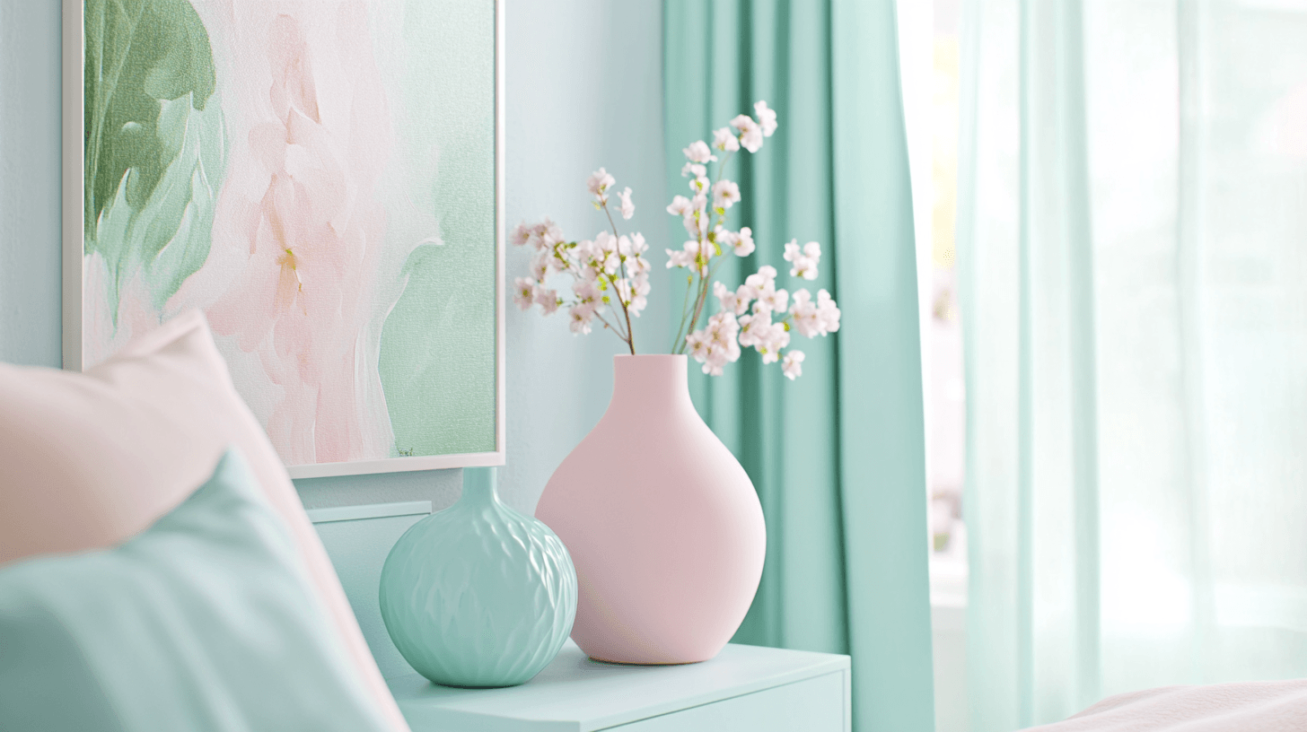 Décorations en couleurs pastel : Le complément parfait