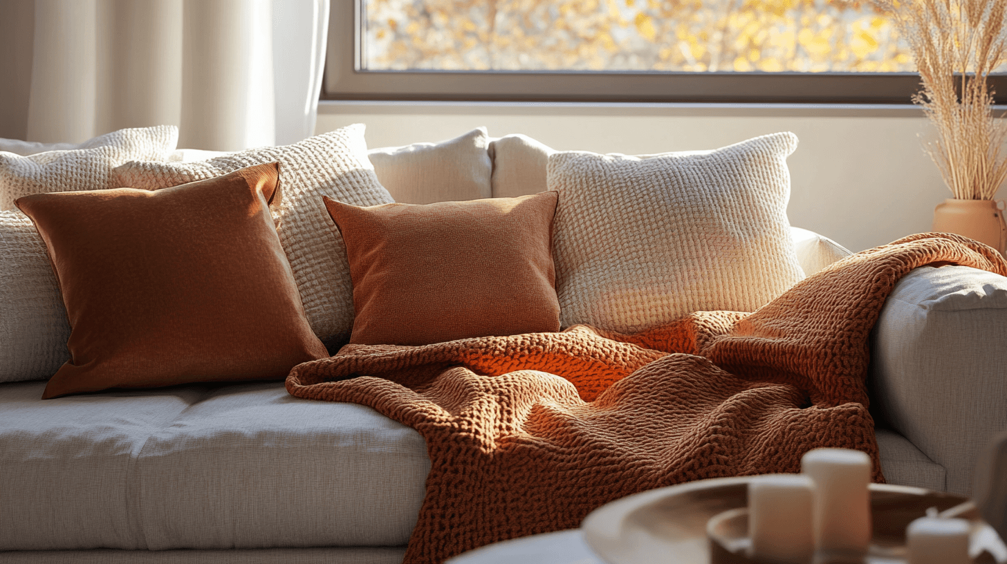 Textiles douillets pour des soirées d'hiver chaudes