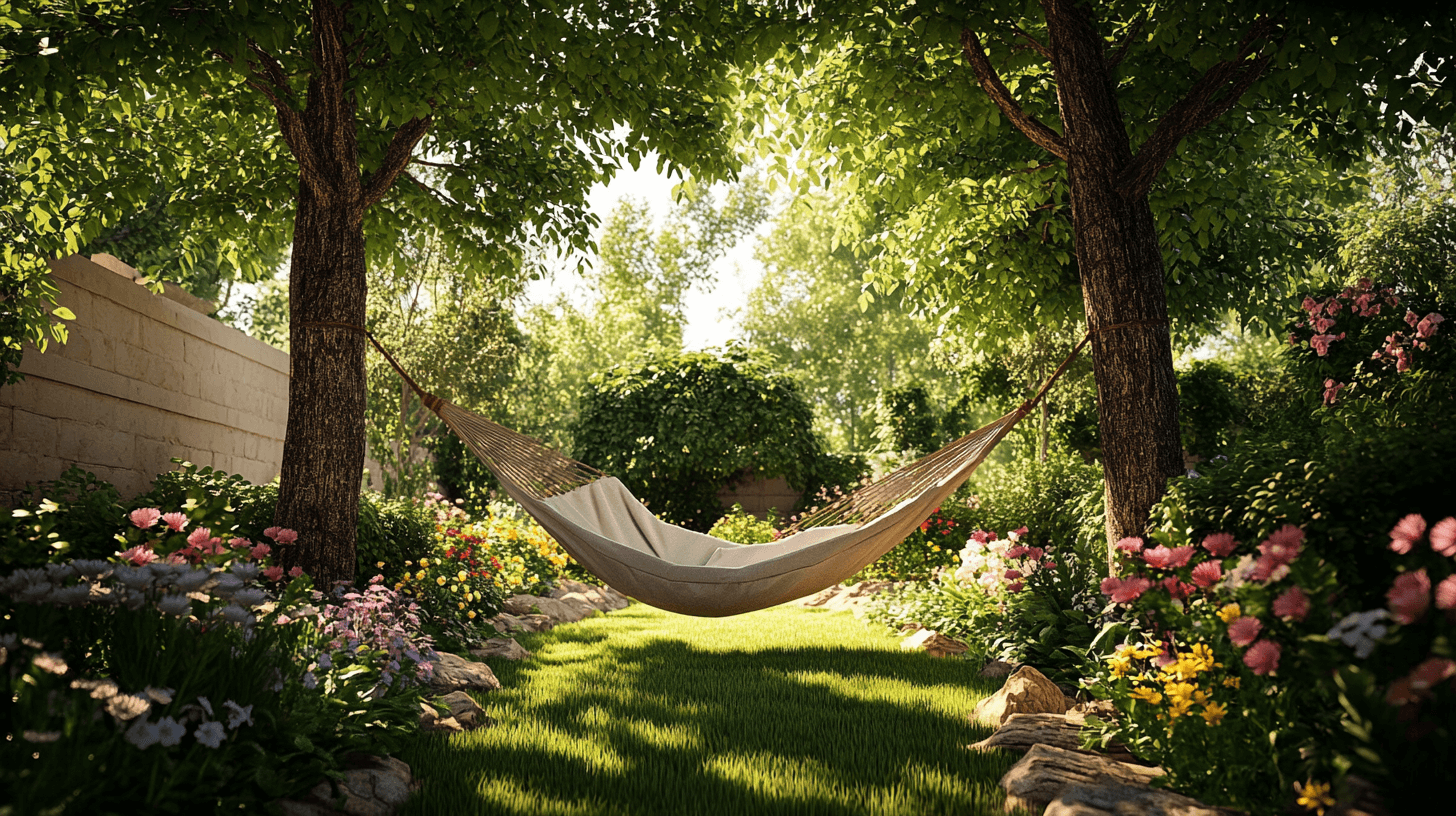 Hamacs dans le jardin : Détente en plein air