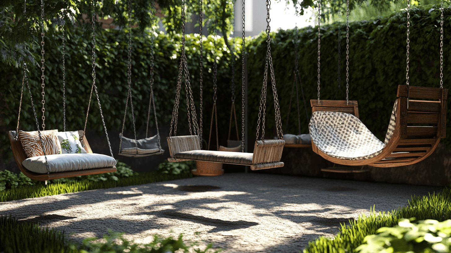Balançoires pour le jardin : diversité et confort