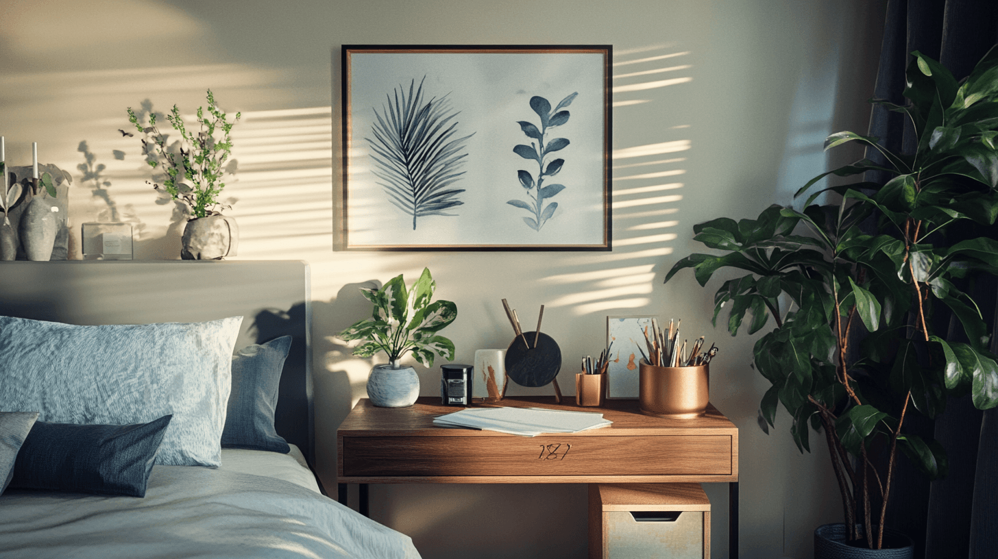 Idées de décoration pour le poste de travail dans la chambre