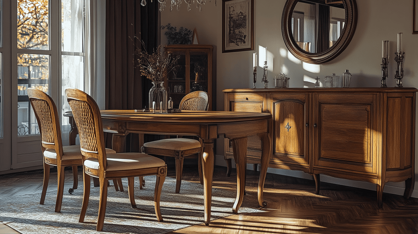 Classiques du mobilier pour la salle à manger au style vintage