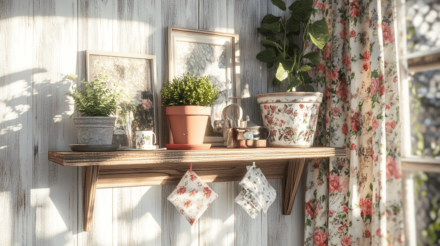 Décoration de style Cottagecore : Matériaux naturels et motifs floraux