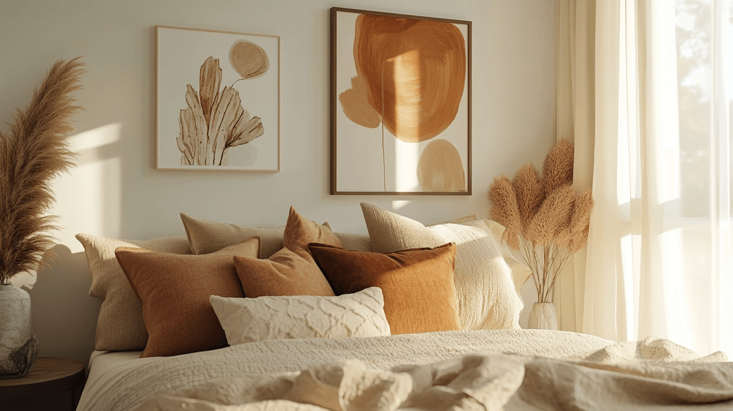 Décoration dans des tons terre doux : mettre des accents et créer une atmosphère