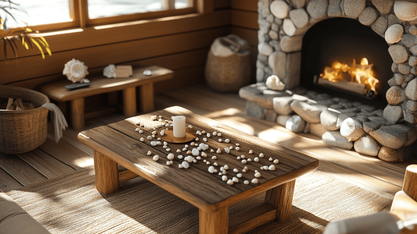 Décorer avec des matériaux naturels : bois, pierre et coquillages