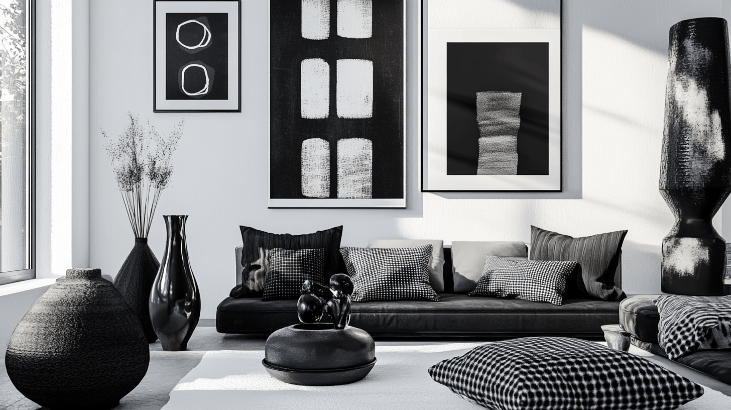 Décoration en noir et blanc : Apportez des touches élégantes
