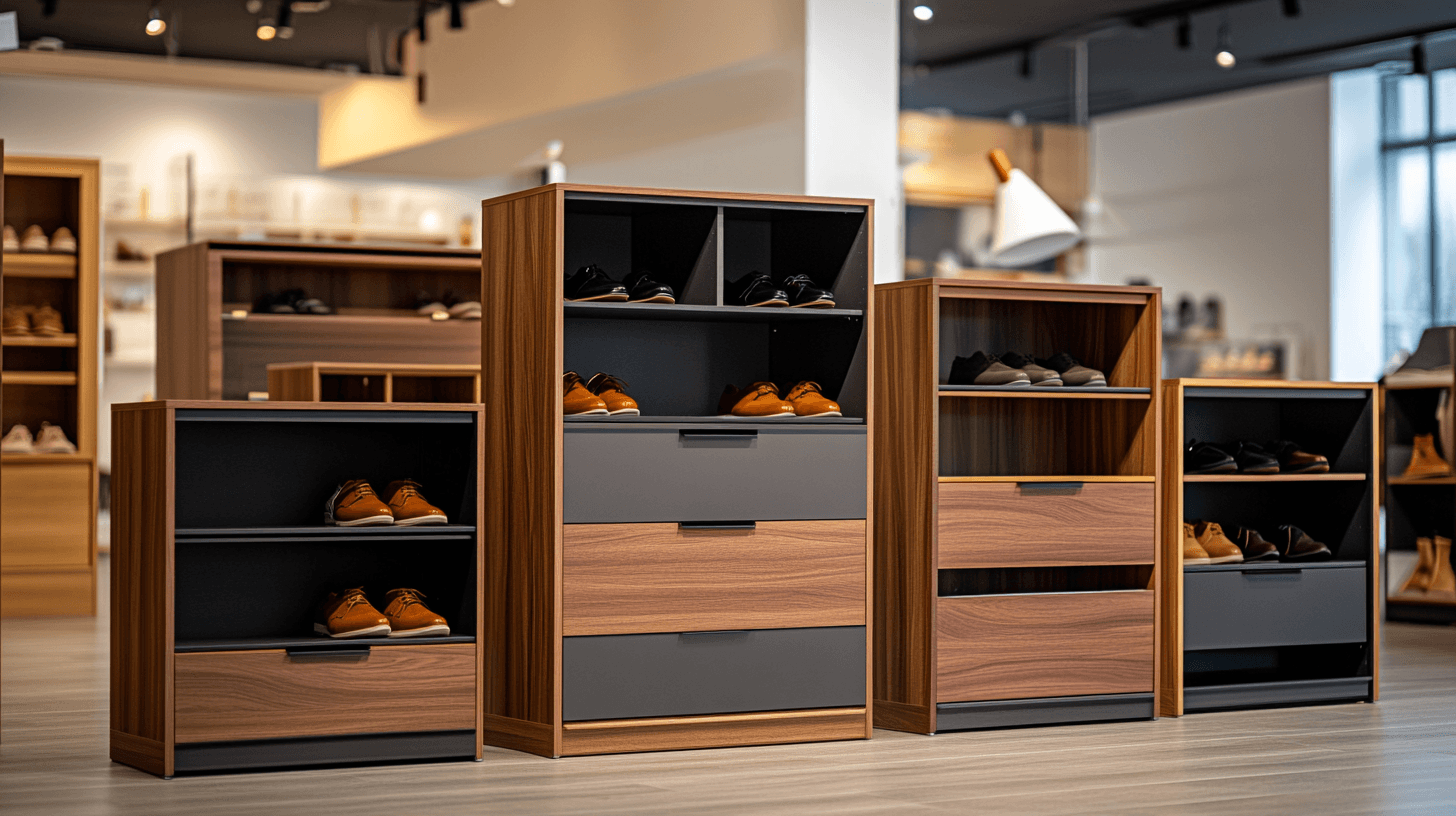 Différents types de meubles à chaussures
