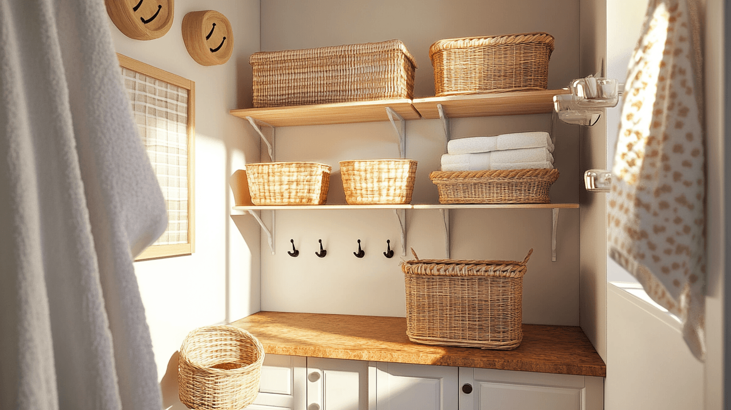 Solutions de rangement créatives pour petites salles de bains